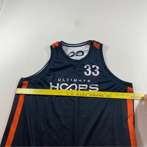 Patrick Ewing Hoops Shirt Men Medium Hoops 33 Written Reversible Sleeveless - Picture 6 of 6